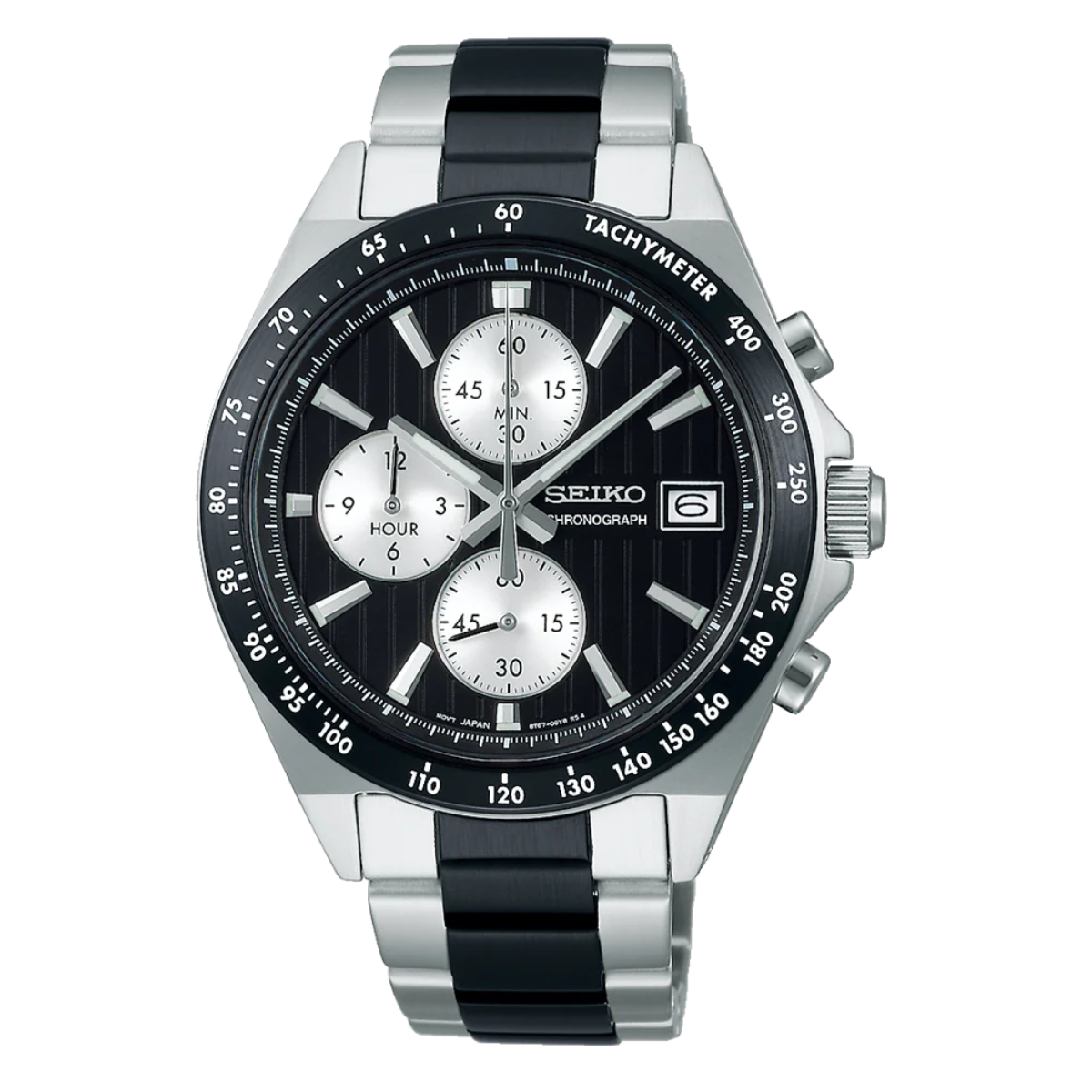 Seiko Selection S-Series SBTR043 SBTR043J Quartz Chronograph Black Dial Watch