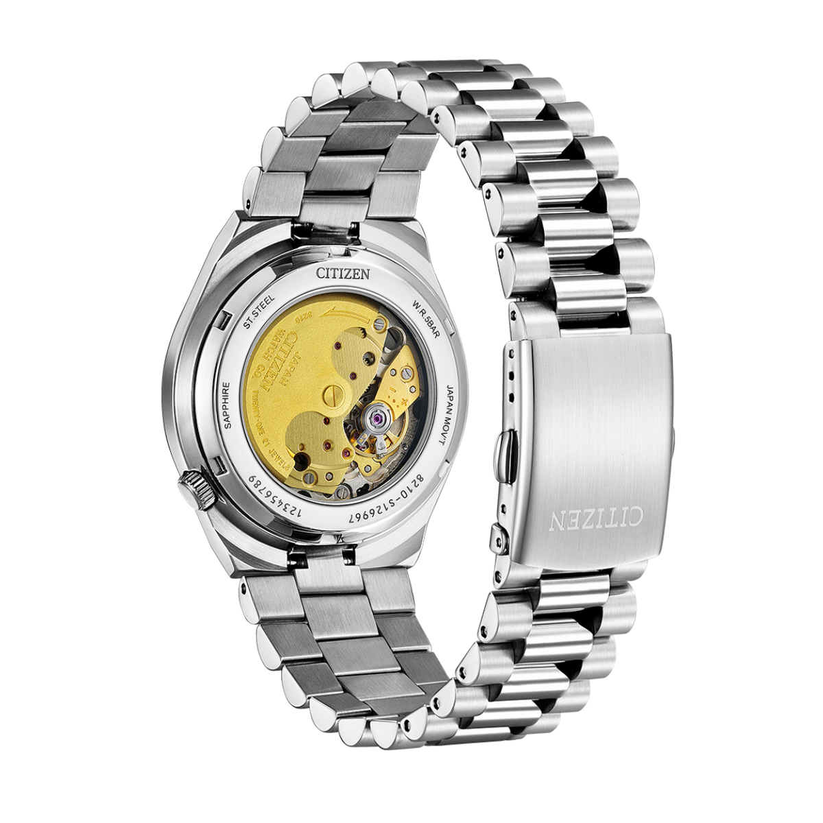 Citizen Automatic Tsuyosa NJ0151-53W Blue Gradient Dial Mens Watch - Skywatches