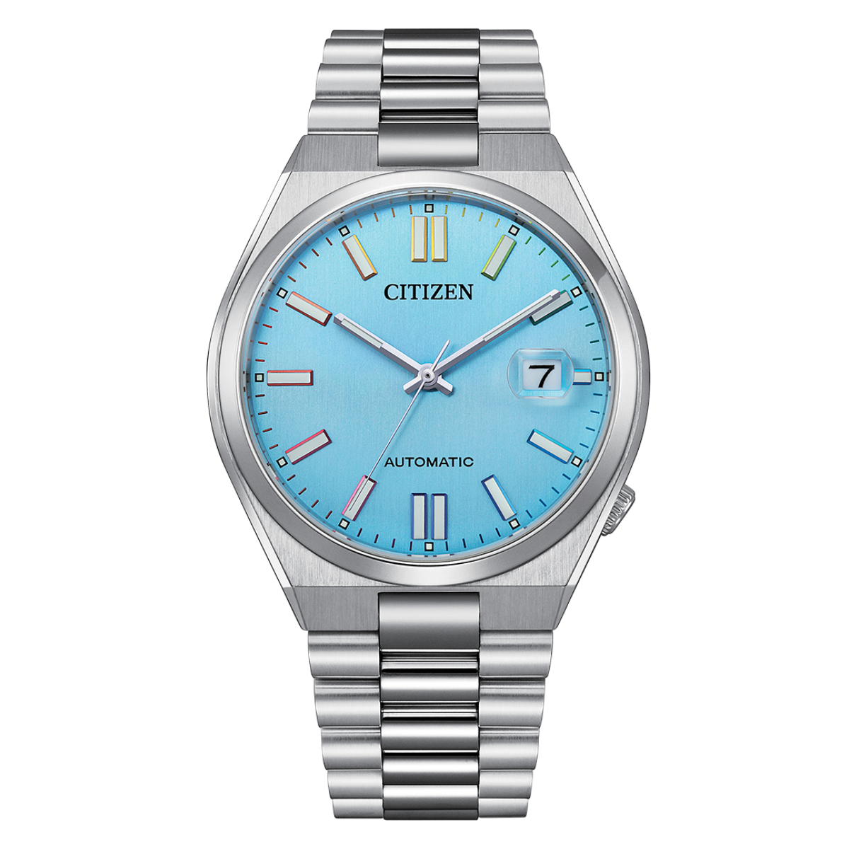 Citizen Automatic Tsuyosa NJ0151-53L Light Blue Dial Mens Casual Watch - Skywatches