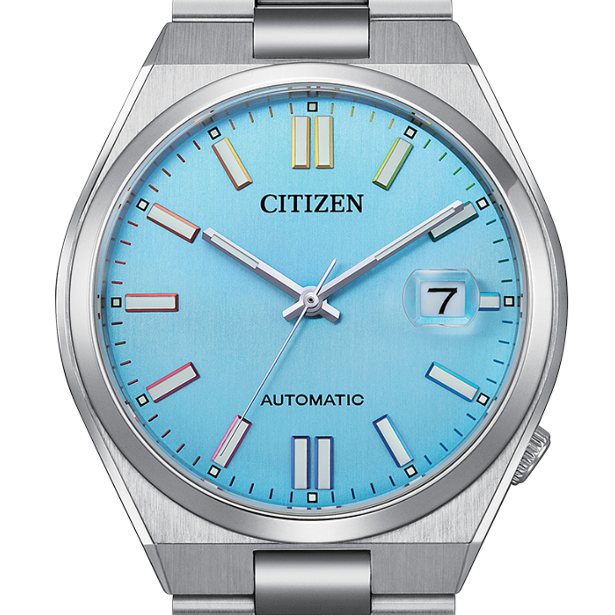 Citizen Automatic Tsuyosa NJ0151-53L Light Blue Dial Mens Casual Watch - Skywatches