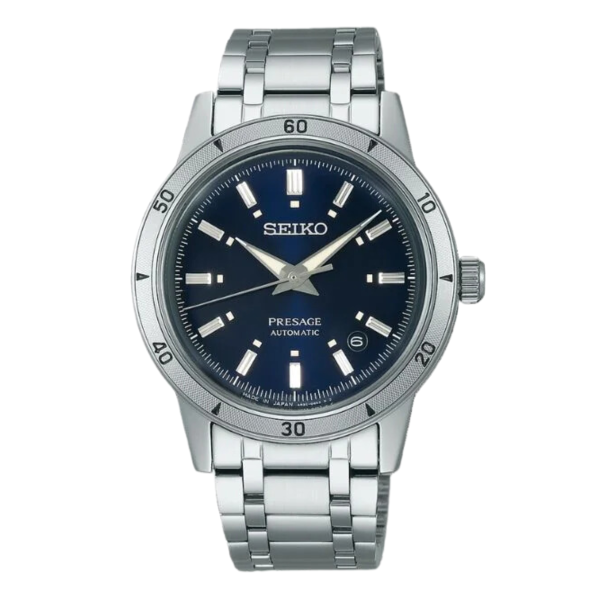 Seiko Presage SRPL07K1 SRPL07 SRPL07K Automatic Mens Blue Dial Watch - Skywatches