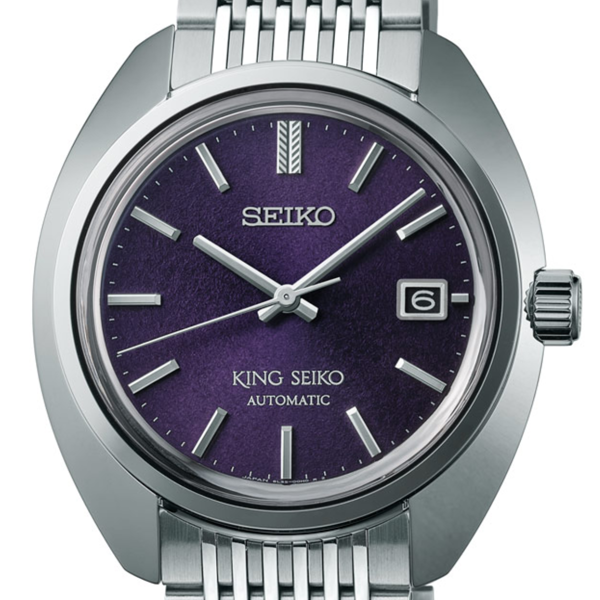 King Seiko KS1969 SDKA019 Mechanical Purple Dial 1969 Re-Interpretation Watch - Skywatches