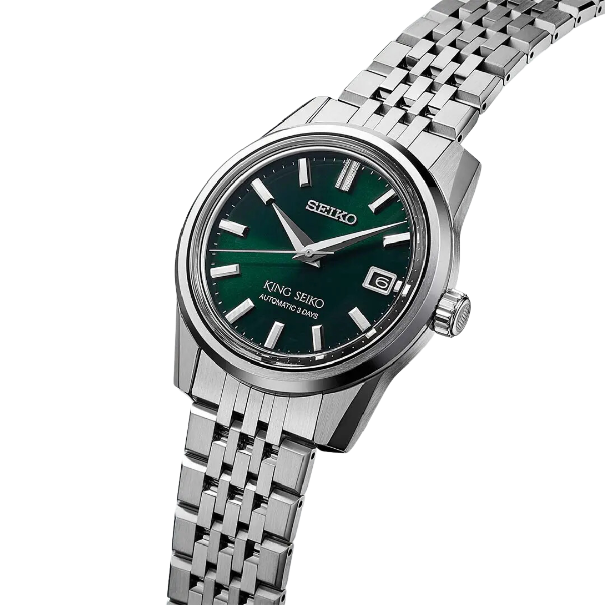 King Seiko KS1969 SJE113J1 SJE113 SJE113J Green Dial 1969 Re-Interpretation Watch (PRE-ORDER) - Skywatches