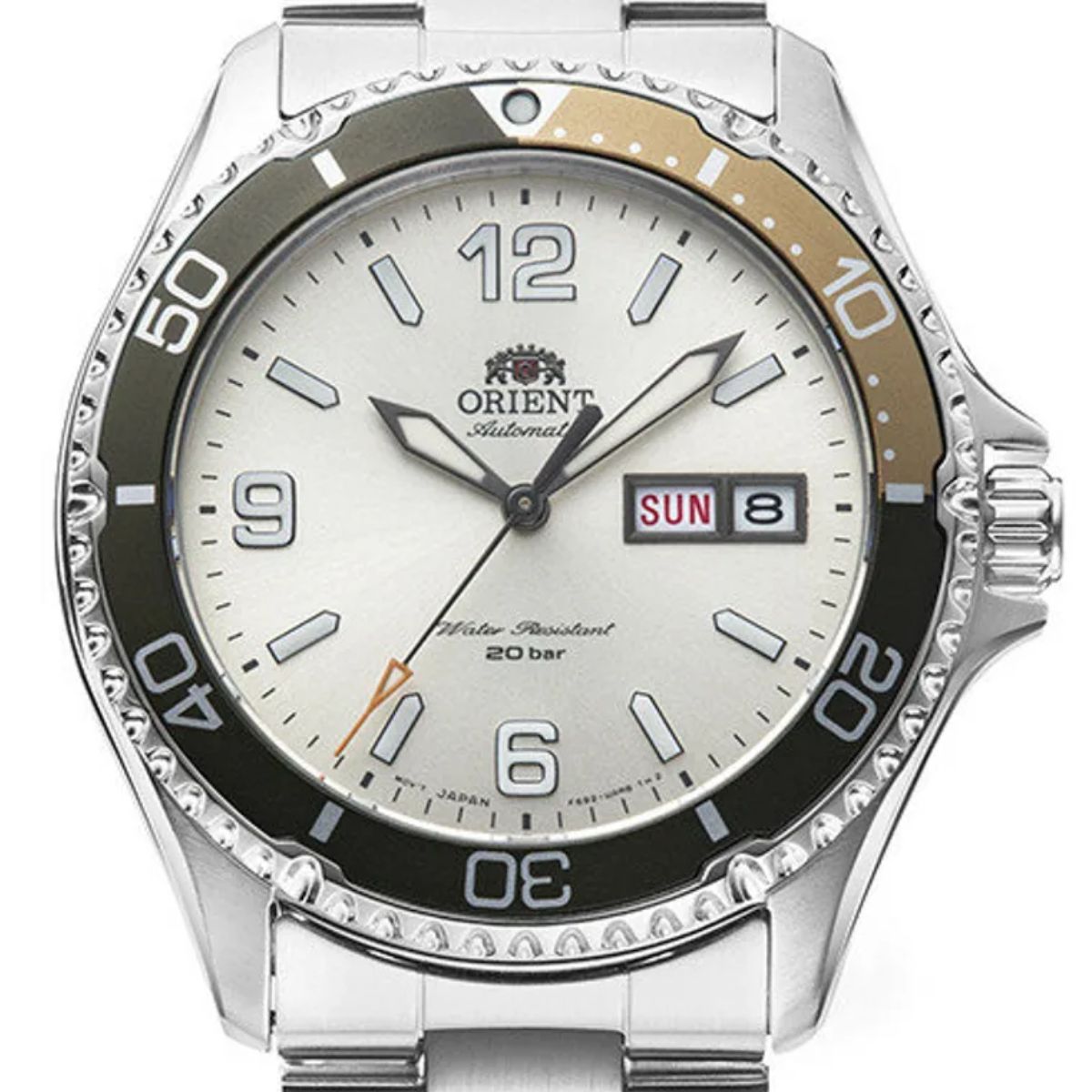 Orient Mako III Kamasu RA-AA0821S19B RA-AA0821S Silver Dial Sports Watch - Skywatches