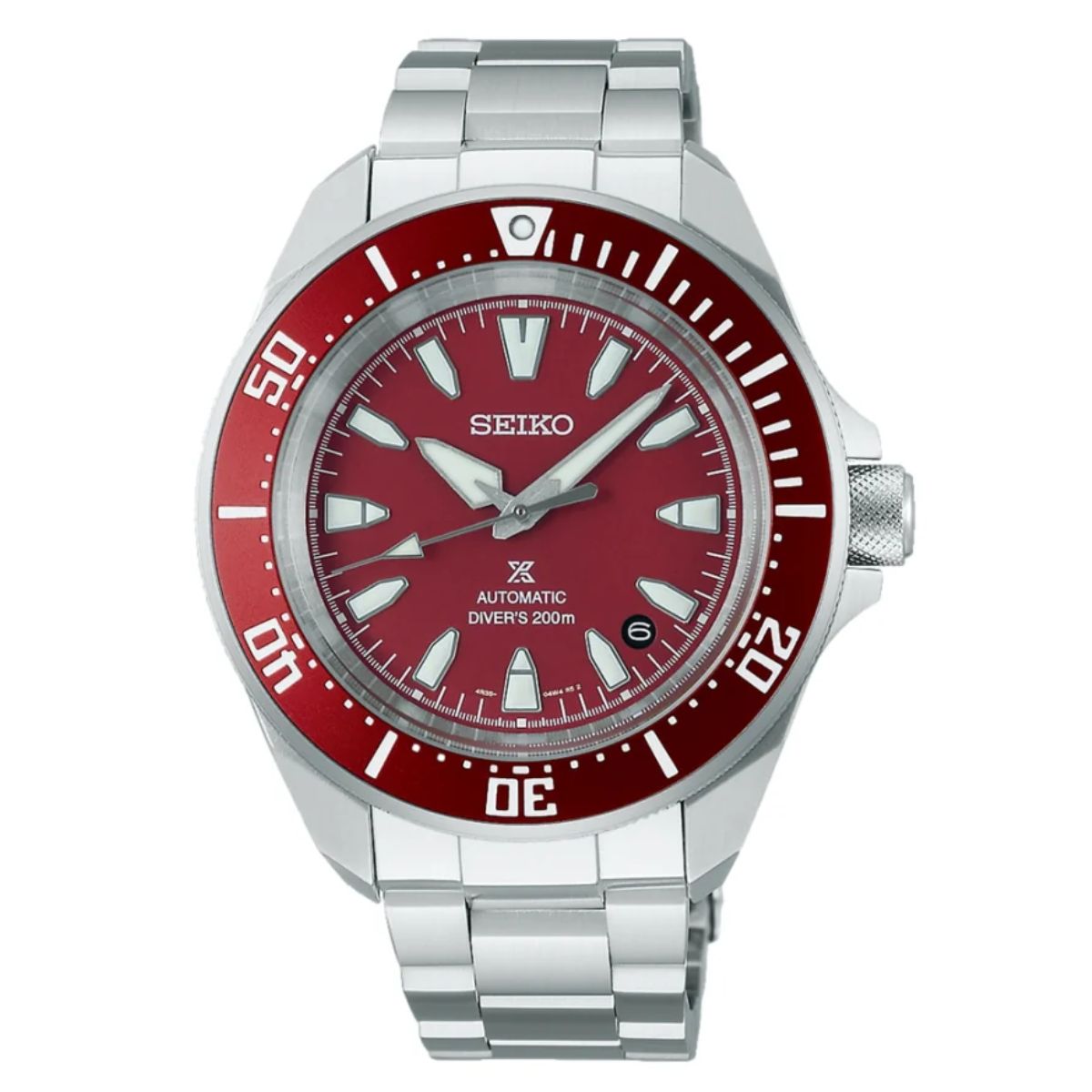 Seiko Prospex Samurai SRPL11K1 SRPL11 SRPL11K Automatic Red Dial Diving Watch - Skywatches