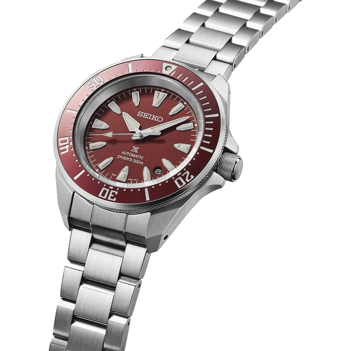Seiko Prospex Samurai SRPL11K1 SRPL11 SRPL11K Automatic Red Dial Diving Watch - Skywatches
