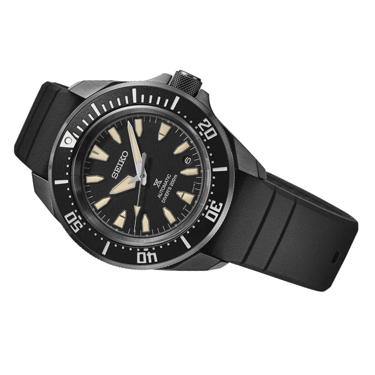 Seiko Prospex Samurai SRPL15K1 SRPL15 SRPL15 Black Dial Automatic Diver Watch - Skywatches