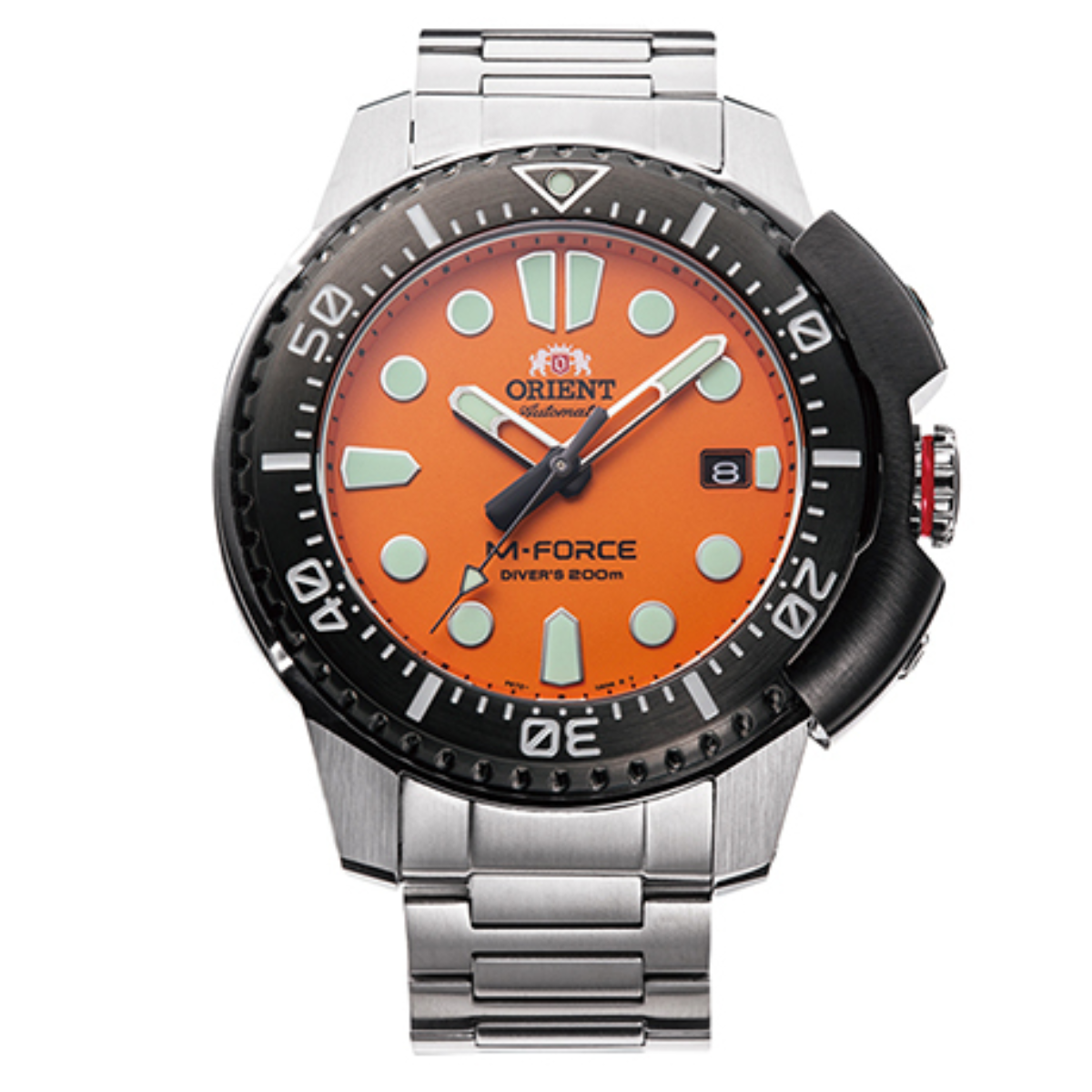 Orient RA-AC0L08Y RA-AC0L08Y00B M-Force Divers 200m Automatic Sports Watch - Skywatches