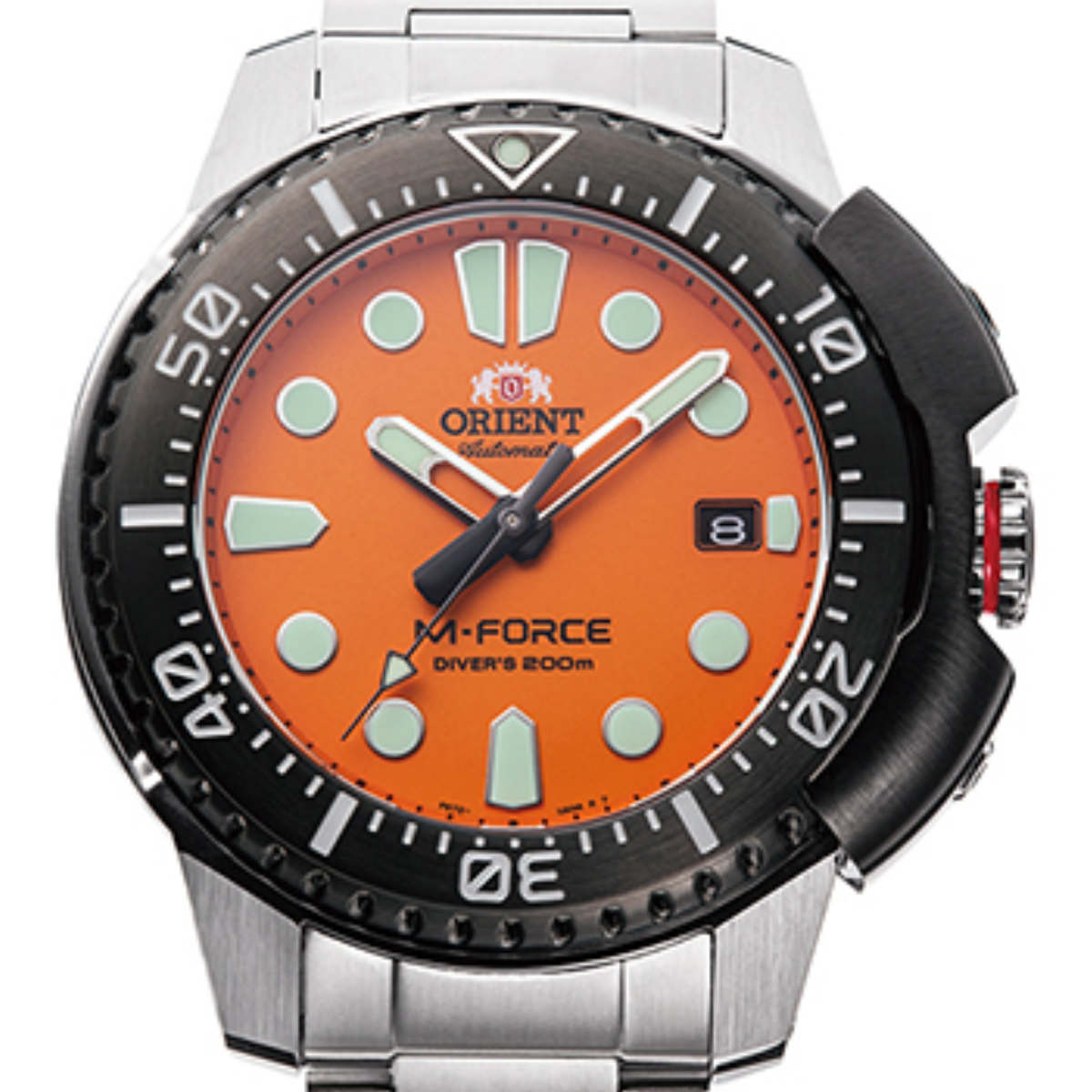Orient RA-AC0L08Y RA-AC0L08Y00B M-Force Divers 200m Automatic Sports Watch - Skywatches