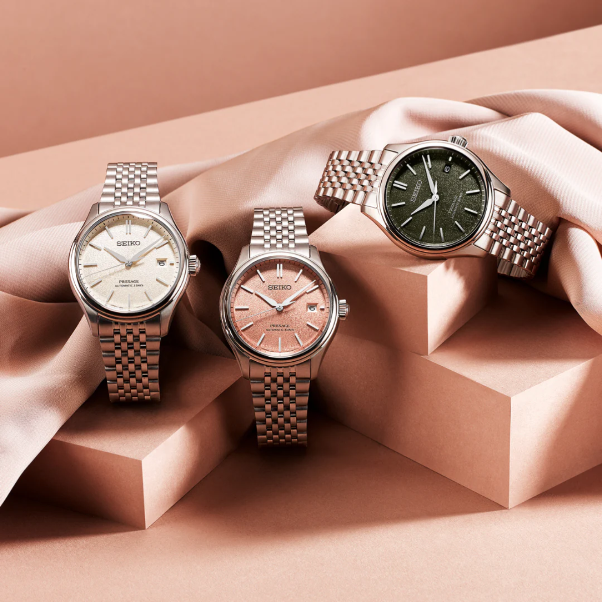 Seiko SPB465 SPB465J1 SPB465J Presage Classic 'SENSAICHA' Grey Green Dial Mens Watch - Skywatches