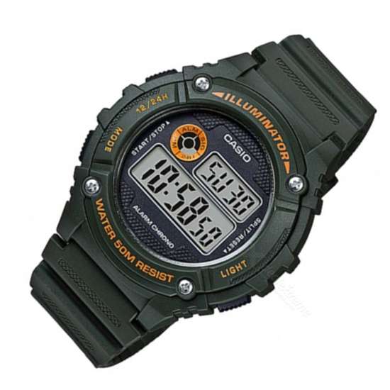 Casio Digital Sports Watch W-216H-3BV