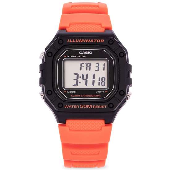 Casio Digital Alarm Watch W-218H-4B2V W218H-4B2