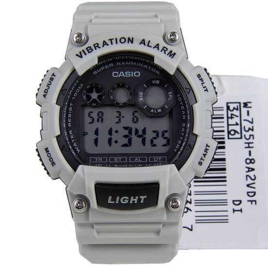Casio Dual Time Mens Watch W-735H-8A2V W735H