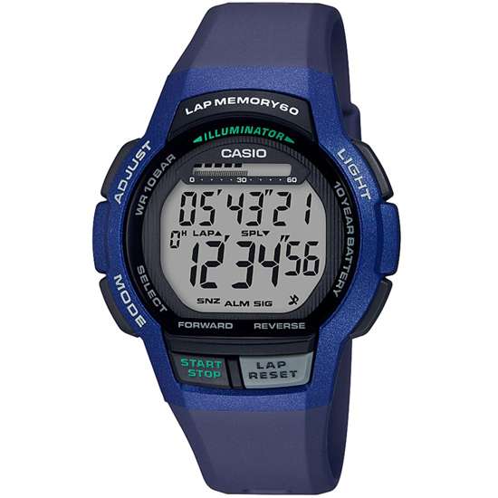 Casio Lap Memory Sports Watch WS-1000H-2A WS-1000H-2AV