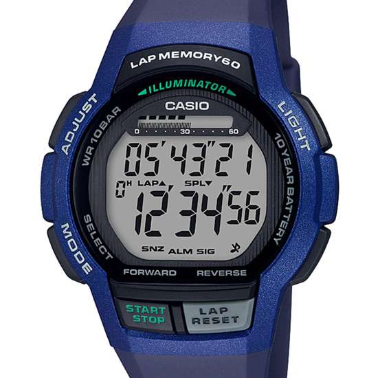 Casio Lap Memory Sports Watch WS-1000H-2A WS-1000H-2AV