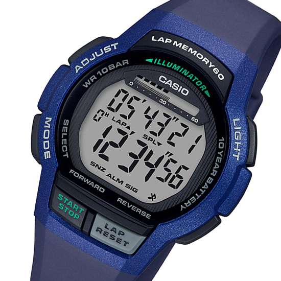Casio Lap Memory Sports Watch WS-1000H-2A WS-1000H-2AV