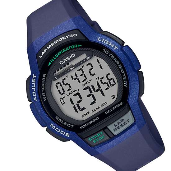 Casio Lap Memory Sports Watch WS-1000H-2A WS-1000H-2AV