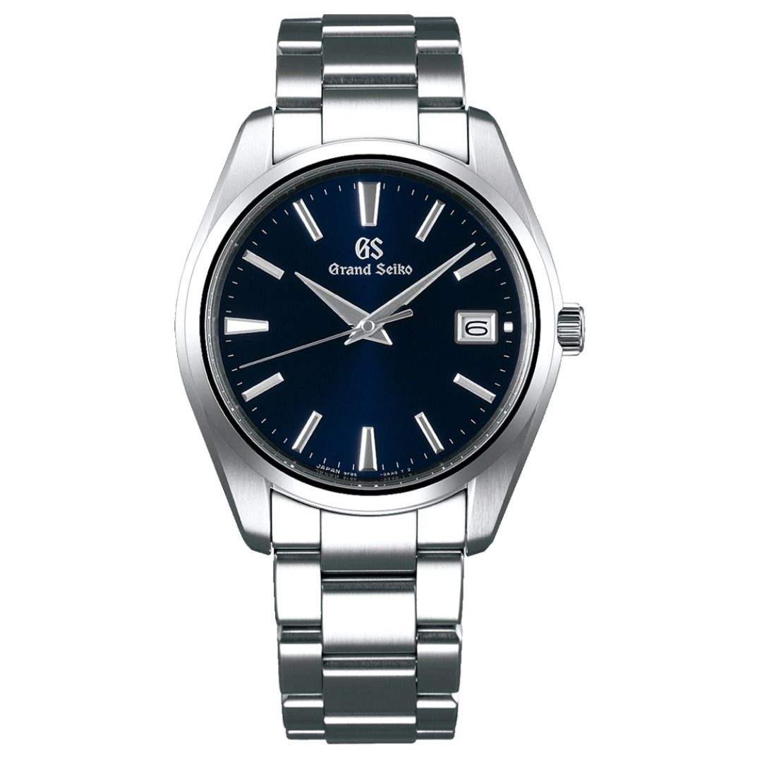 GS Grand Seiko SBGP013G SBGP013 Heritage Collection Blue Dial Quartz Mens Watch - Skywatches