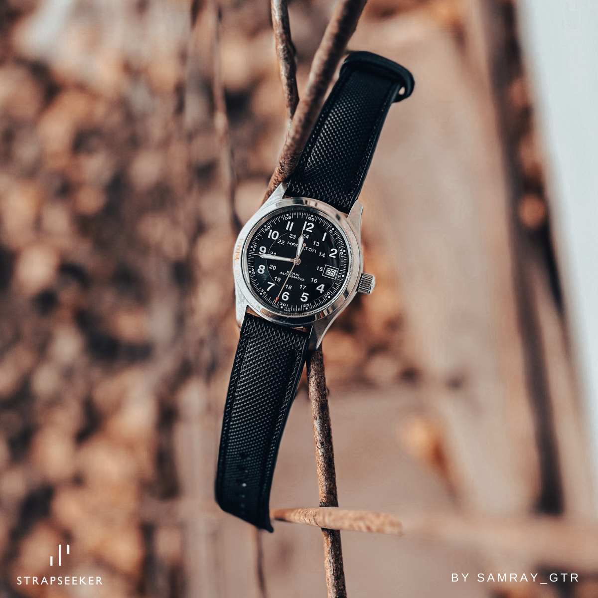 #color_Black Nylon Black Stitch / Black FKM Rubber