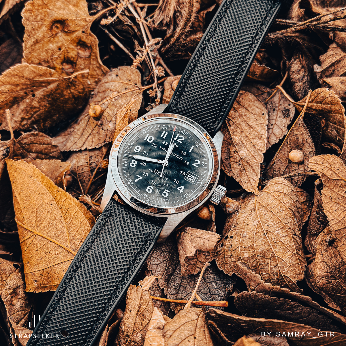 #color_Black Nylon Black Stitch / Black FKM Rubber