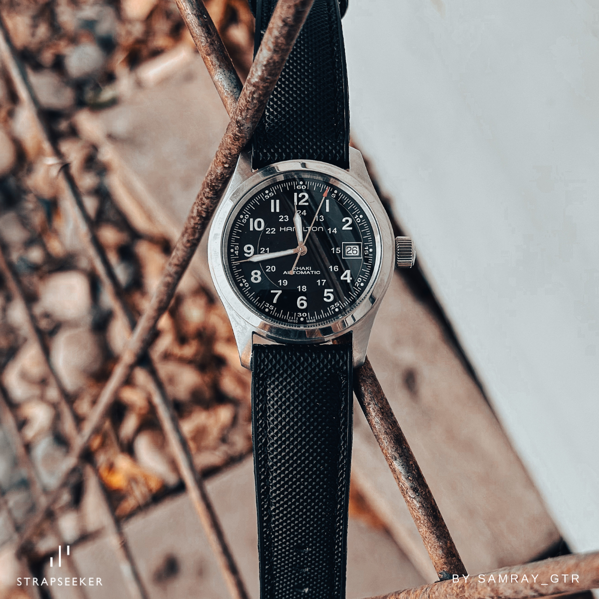 #color_Black Nylon Black Stitch / Black FKM Rubber