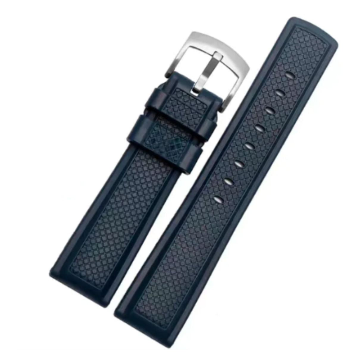 Eddison FKM Fluoro Rubber Strap Blue