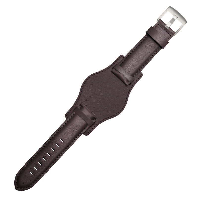 Sydney Bund Vintage 2-Way Leather Strap Dark Brown