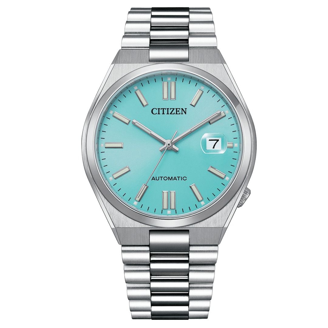 Citizen Automatic Tsuyosa NJ0151-88M Blue Dial Mens Casual Watch - Skywatches