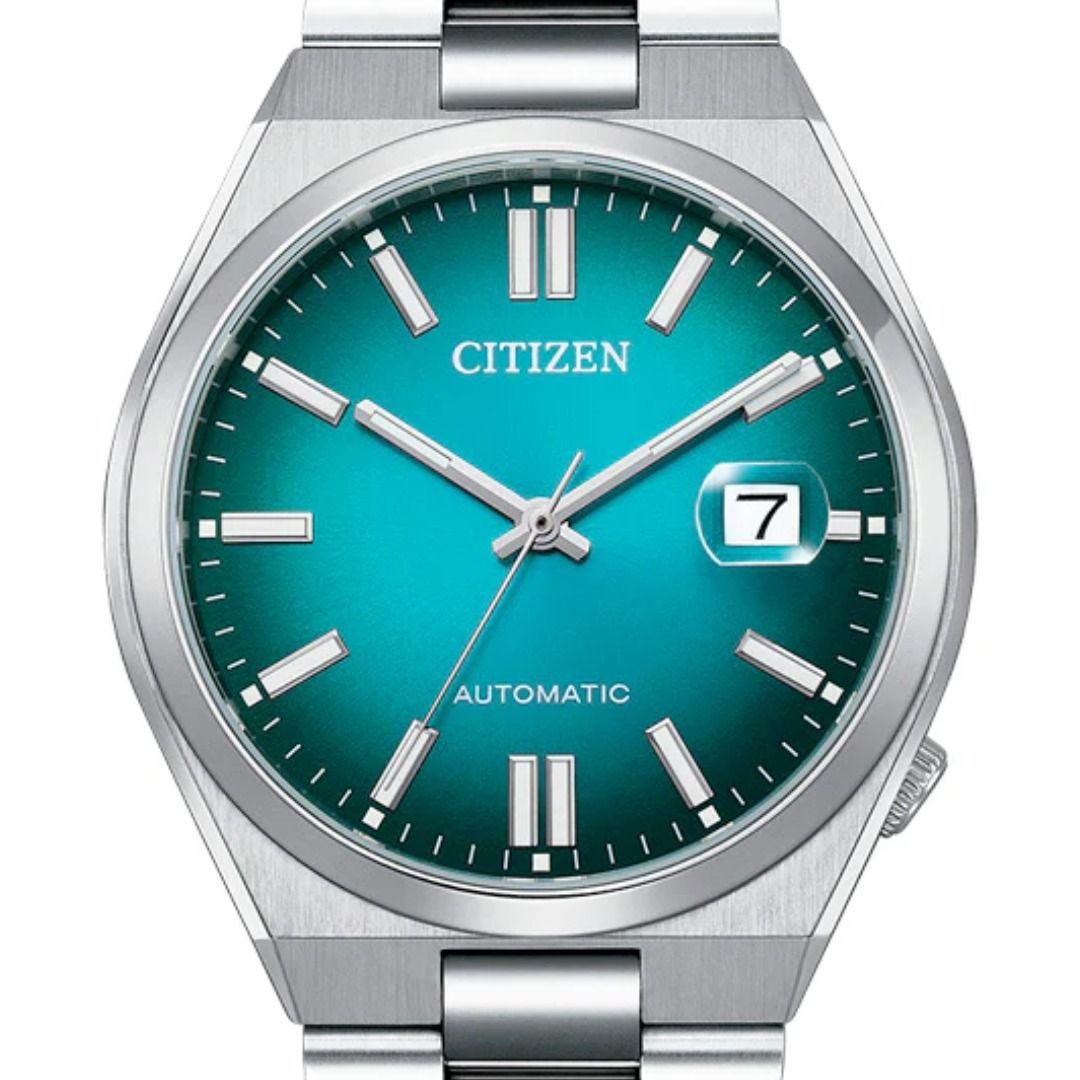 Citizen Automatic Tsuyosa NJ0151-88X Teal Dial Casual Mens Watch - Skywatches