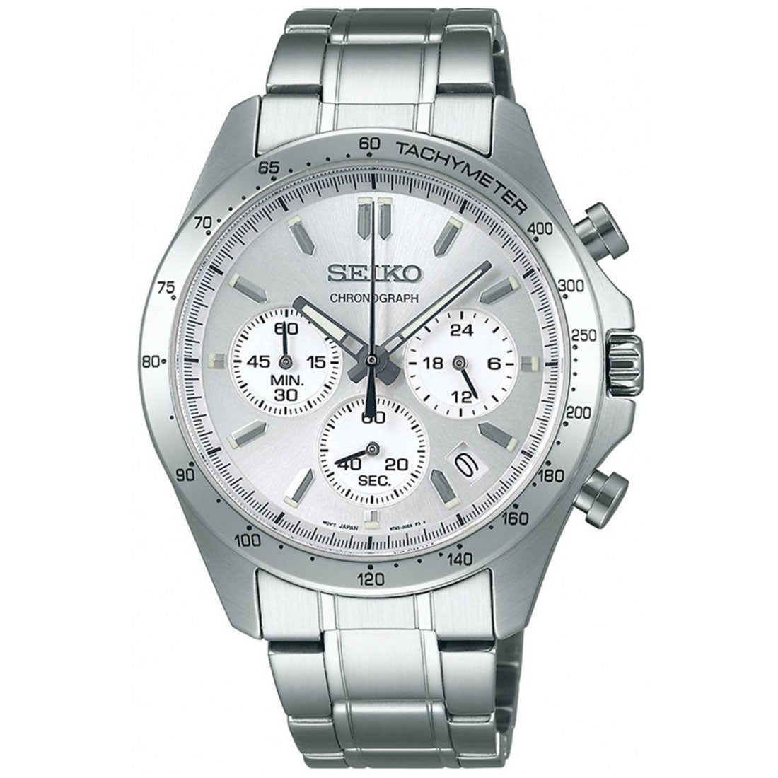 Seiko SBTR009 JDM Selection Spirit Chronograph Silver Dial Quartz Watch - Skywatches