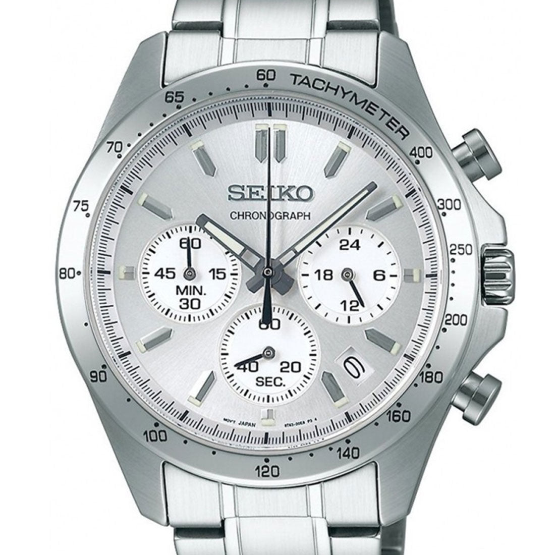 Seiko SBTR009 JDM Selection Spirit Chronograph Silver Dial Quartz Watch - Skywatches
