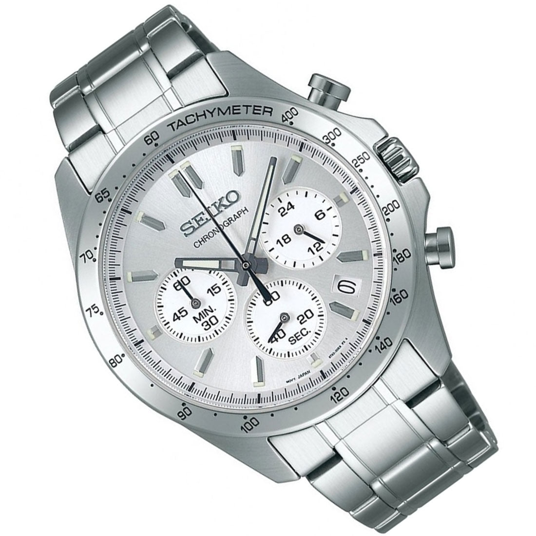 Seiko SBTR009 JDM Selection Spirit Chronograph Silver Dial Quartz Watch - Skywatches