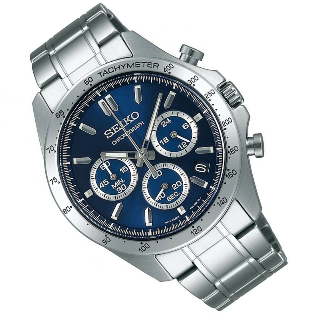 Seiko SBTR011 Spirit JDM Chronograph Blue Dial Quartz Mens Watch - Skywatches