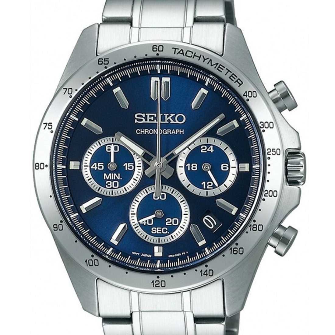 Seiko SBTR011 Spirit JDM Chronograph Blue Dial Quartz Mens Watch - Skywatches