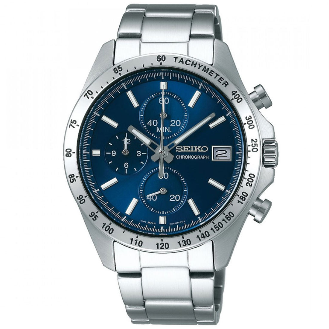 Seiko SBTR023 JDM Spirit Selection Chronograph Blue Dial Quartz Male Watch - Skywatches