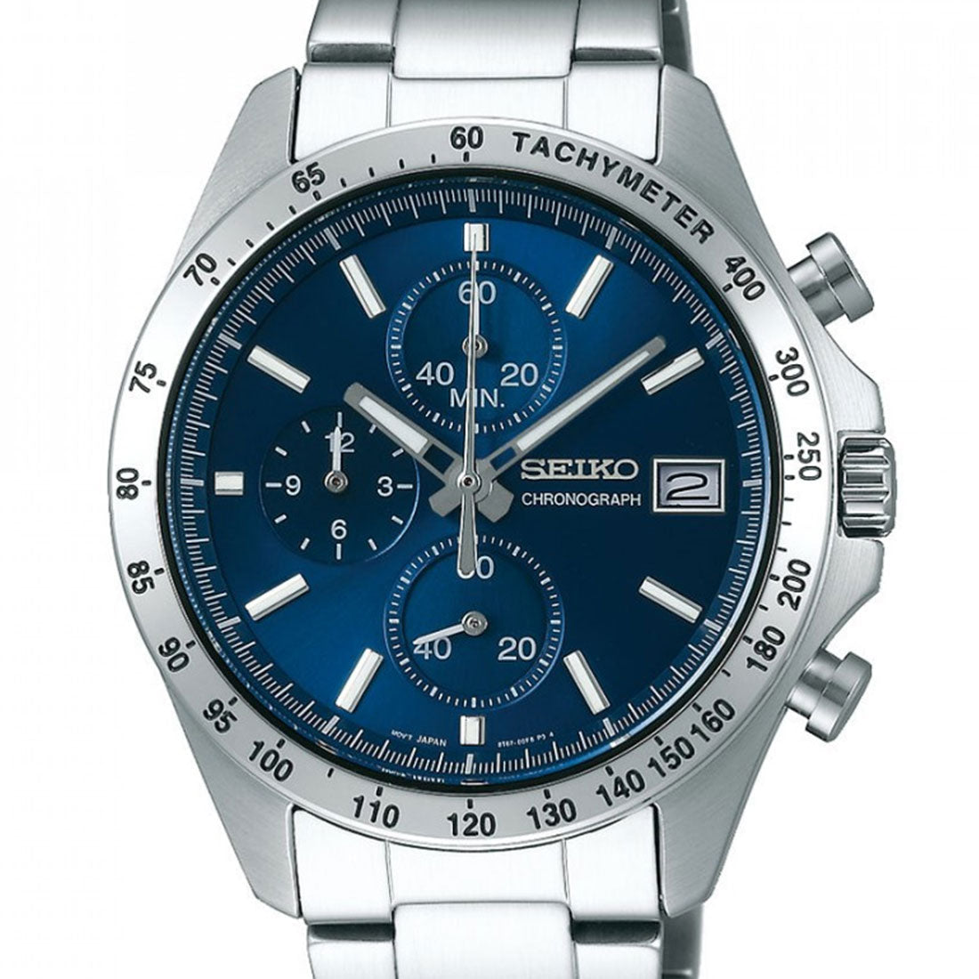 Seiko SBTR023 JDM Spirit Selection Chronograph Blue Dial Quartz Male Watch - Skywatches