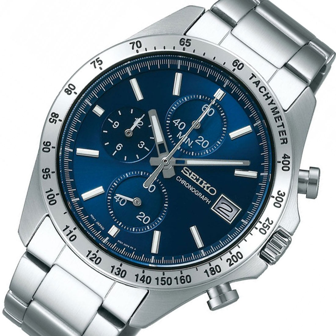 Seiko SBTR023 JDM Spirit Selection Chronograph Blue Dial Quartz Male Watch - Skywatches