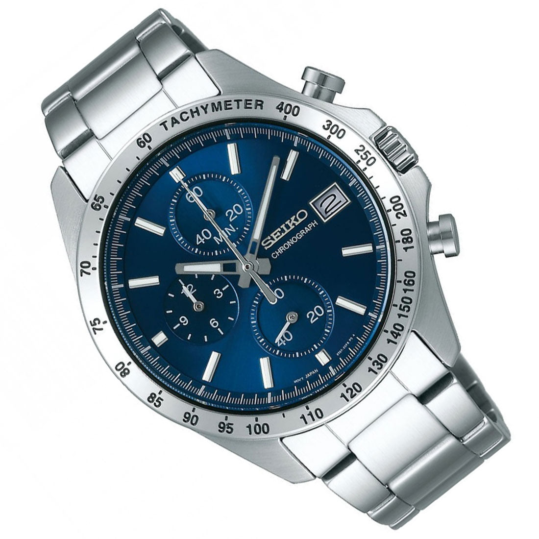 Seiko SBTR023 JDM Spirit Selection Chronograph Blue Dial Quartz Male Watch - Skywatches