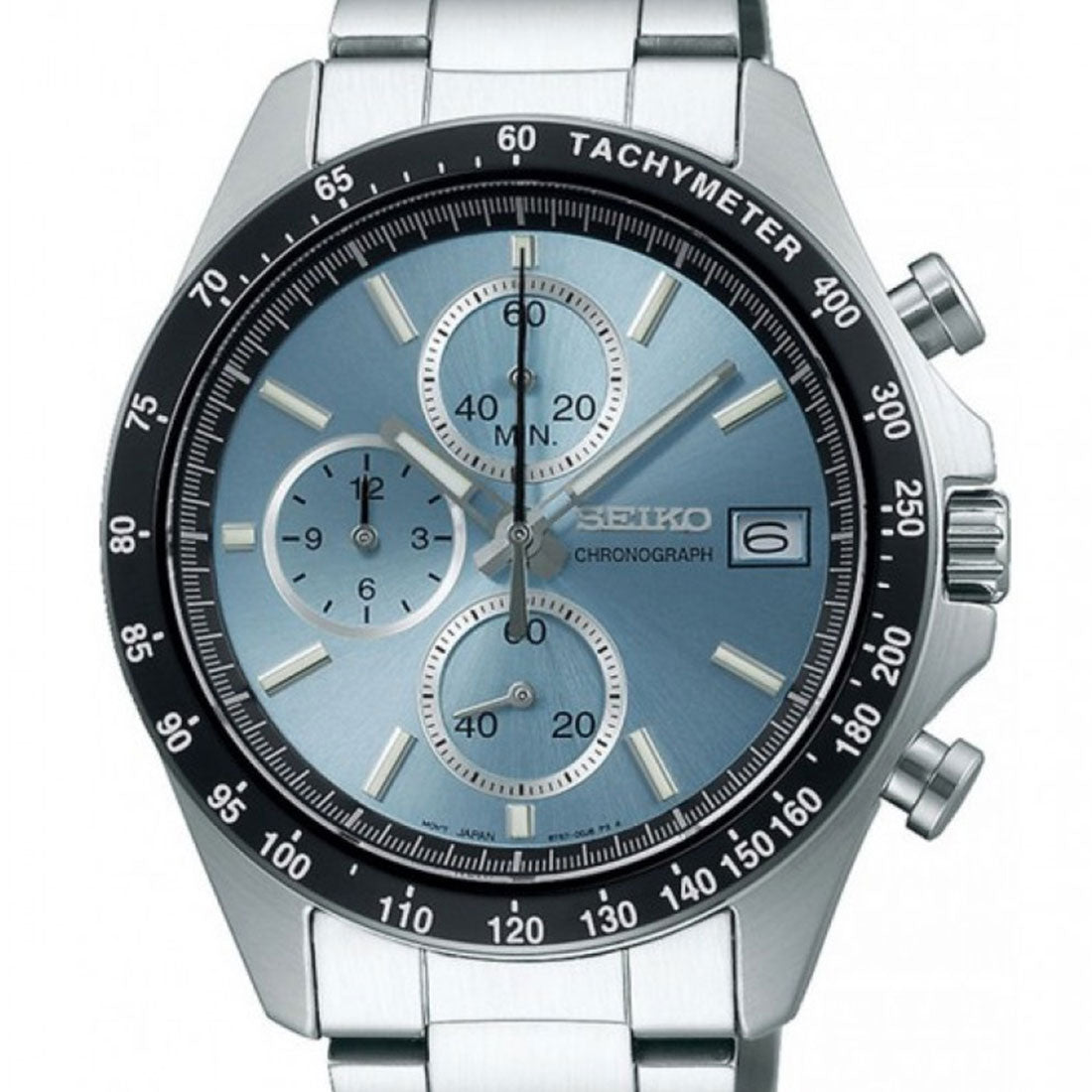 Seiko Spirit JDM Selection Blue Dial Chronograph Quartz Gents Watch SBTR029 - Skywatches