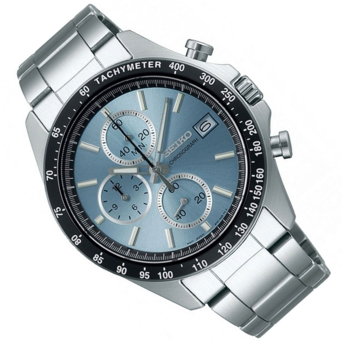 Seiko Spirit JDM Selection Blue Dial Chronograph Quartz Gents Watch SBTR029 - Skywatches