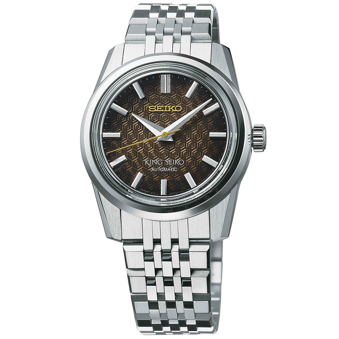 King Seiko Kikkoumon Brown Dial Limited Edition Watch SPB365J1 SPB365J SPB365 - Skywatches