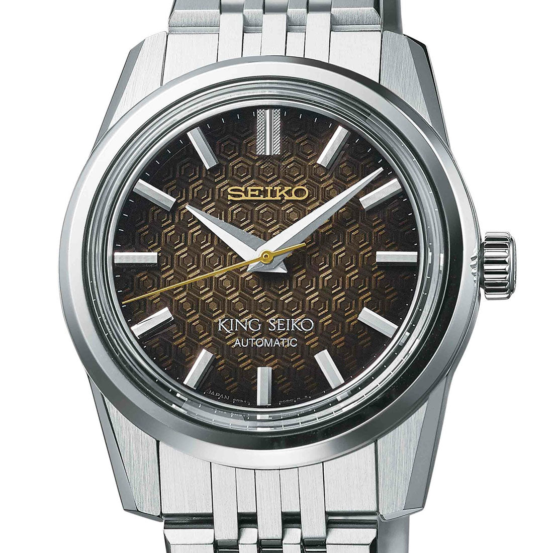 King Seiko Kikkoumon Brown Dial Limited Edition Watch SPB365J1 SPB365J SPB365 - Skywatches