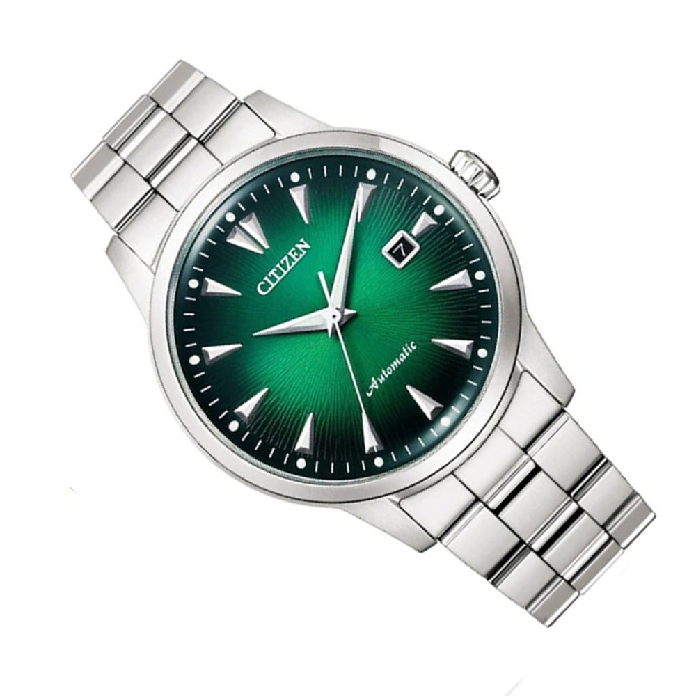 Citizen Kuroshio '64 NK0007-88X Automatic Green Dial Casual Watch - Skywatches
