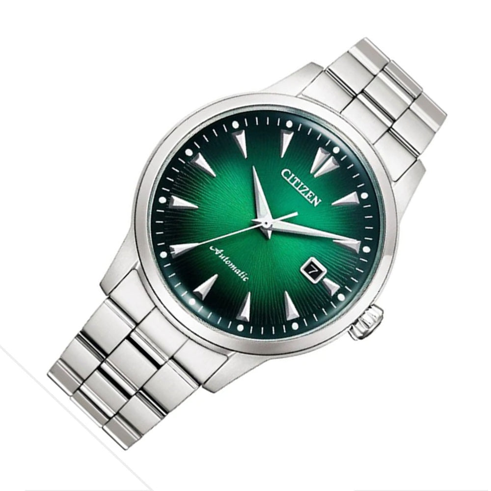 Citizen Kuroshio '64 NK0007-88X Automatic Green Dial Casual Watch - Skywatches