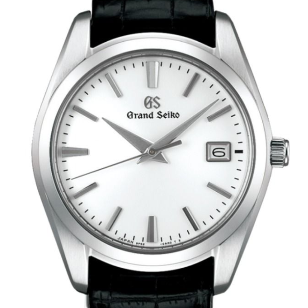 GS Grand Seiko SBGX295 SB GX295G White Dial Heritage Quartz Mens Watch - Skywatches