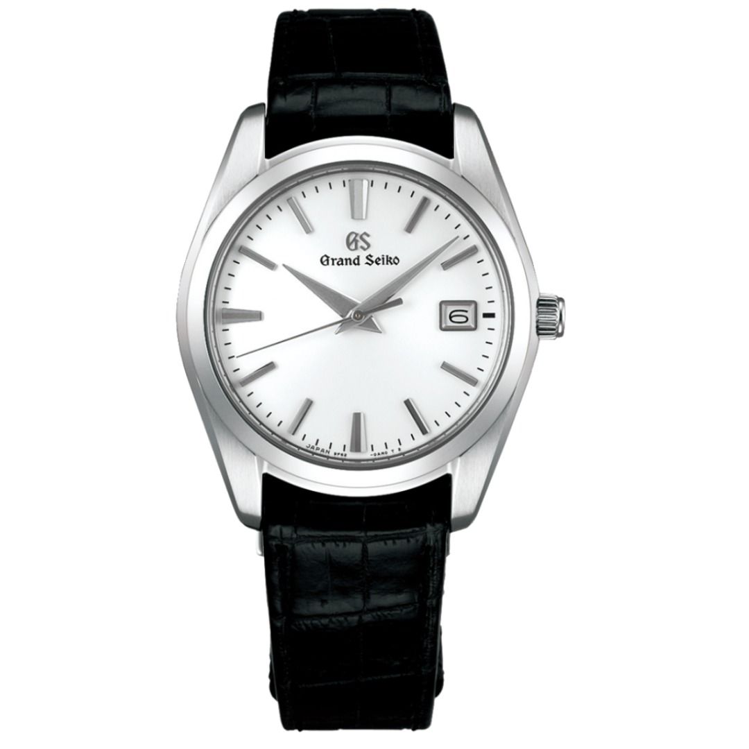 GS Grand Seiko SBGX295 SB GX295G White Dial Heritage Quartz Mens Watch - Skywatches
