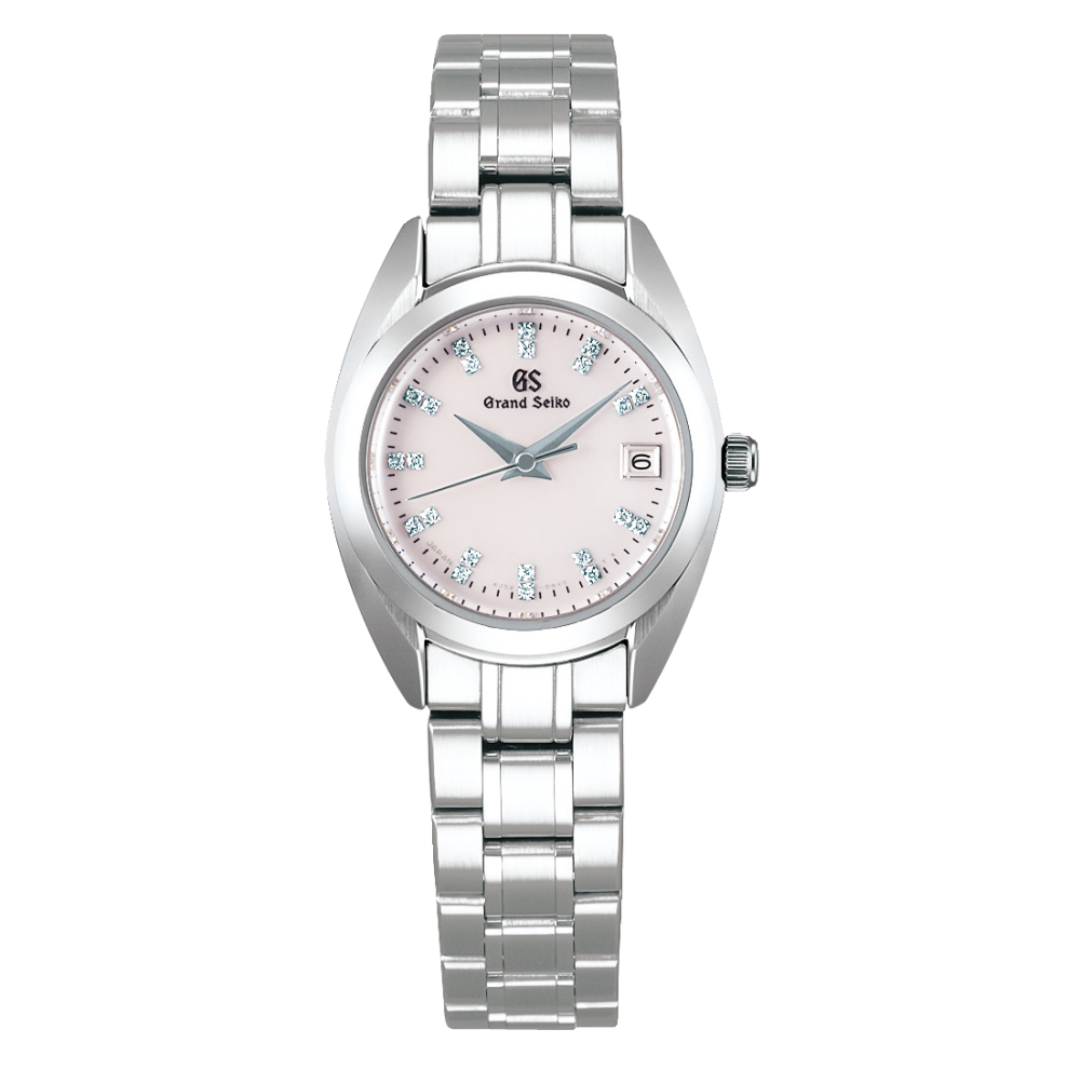 GS Grand Seiko STGF277 STGF277G Elegance Quartz Pink Dial Women Watch - Skywatches
