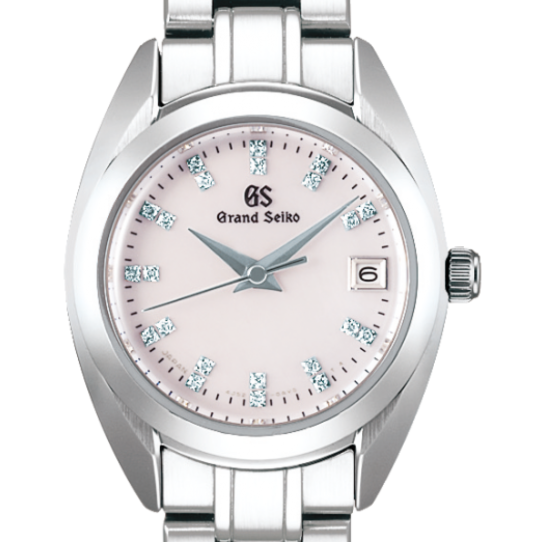 GS Grand Seiko STGF277 STGF277G Elegance Quartz Pink Dial Women Watch - Skywatches