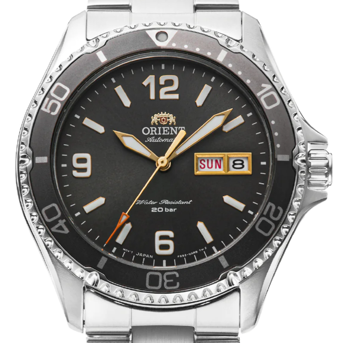Orient Sports Mako III Kamasu Black Dial Watch RA-AA0819N19B RA-AA0819N - Skywatches