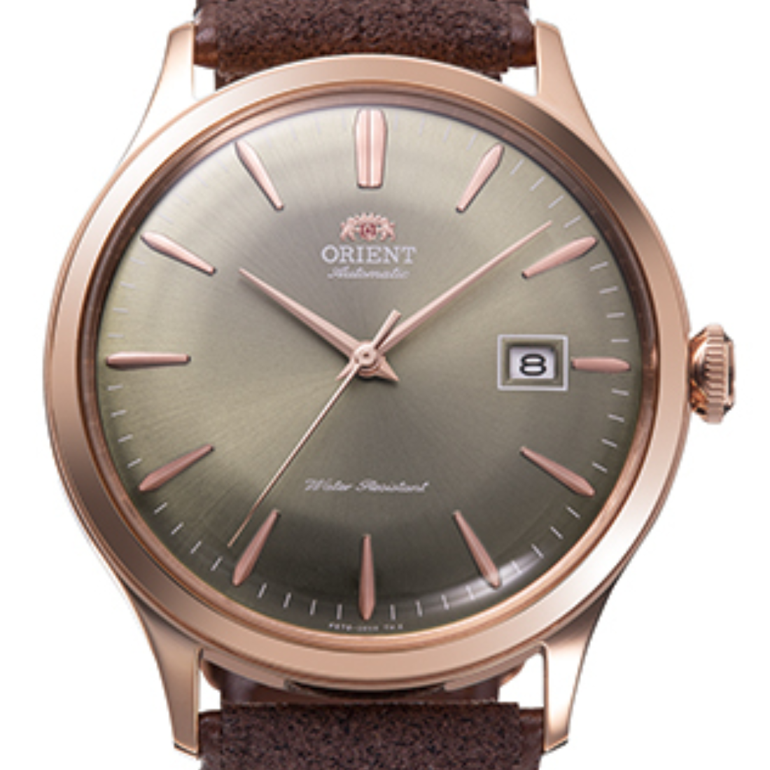 Orient RA-AC0P04Y RA-AC0P04Y10B Bronze Dial Bambino Classic Watch - Skywatches